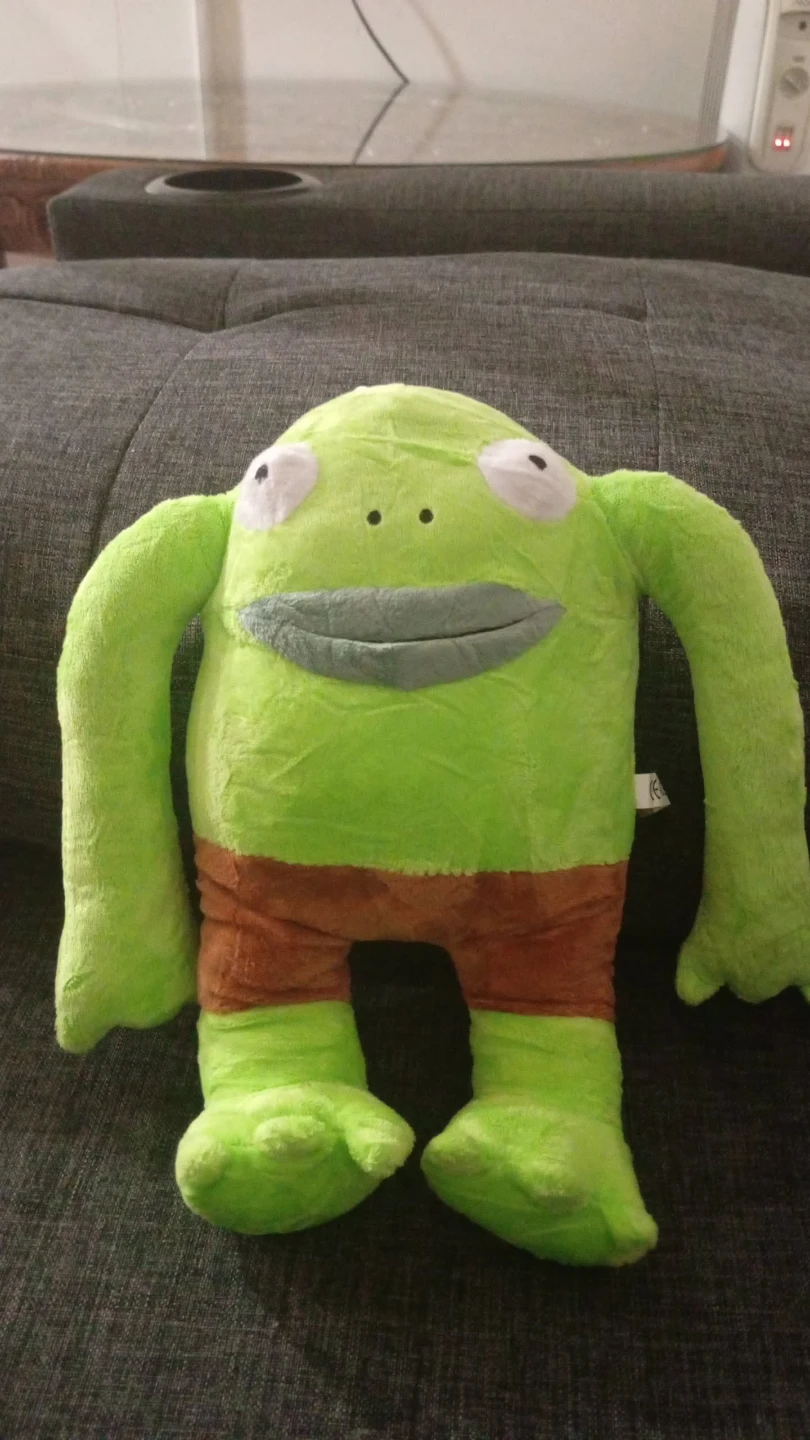Plush Green Frog Toy