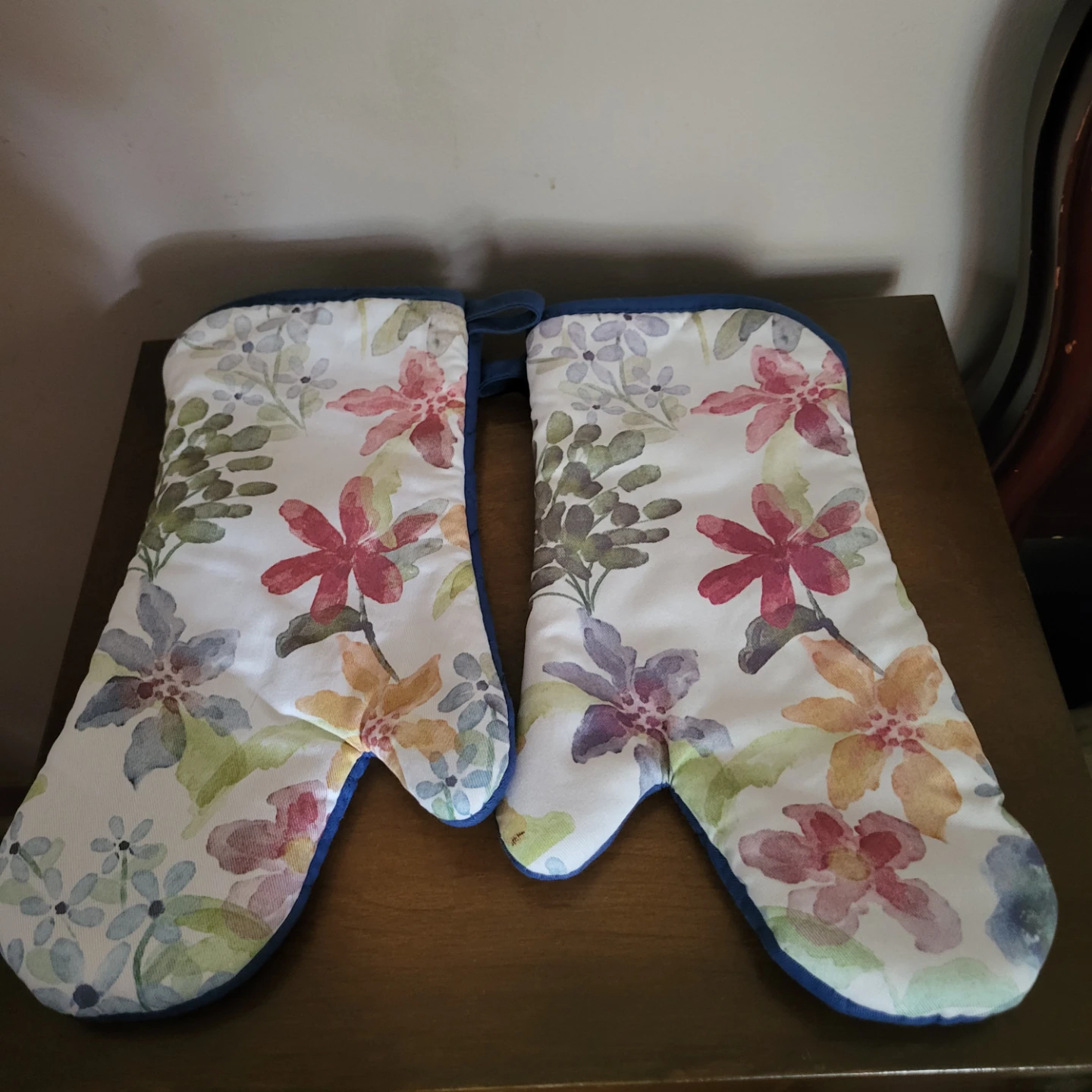 Floral Oven Mitts