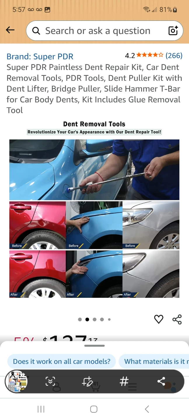 Super PDR Paintless Dent Repair Kit - photo 2