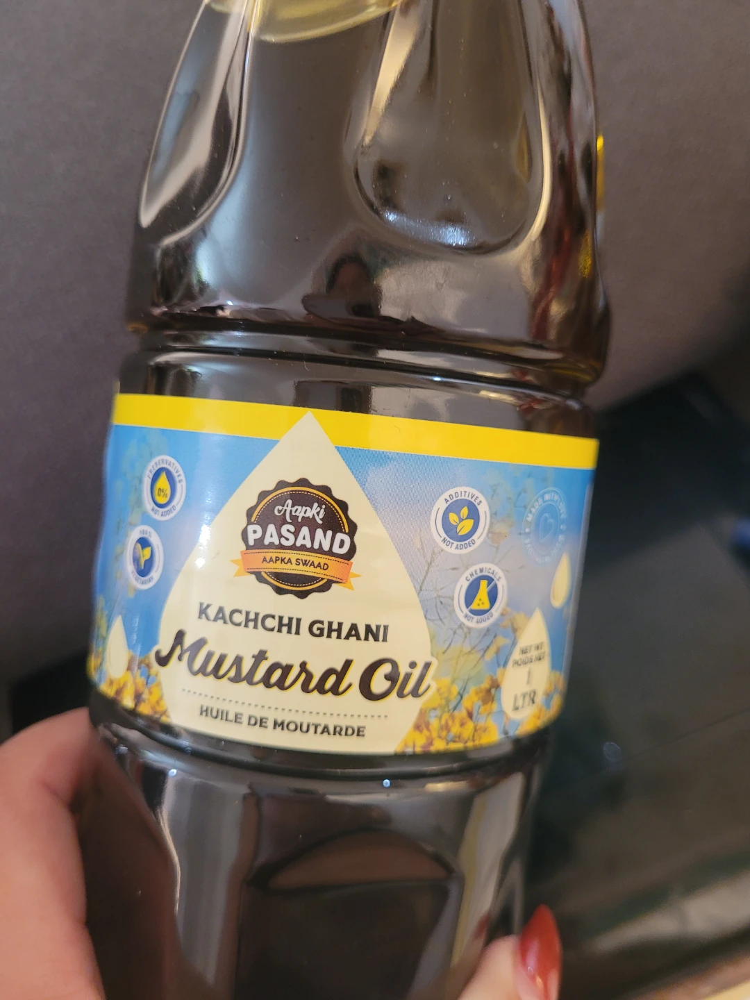 Aapki Pasand Kachchi Ghani Mustard Oil 1L - photo 2