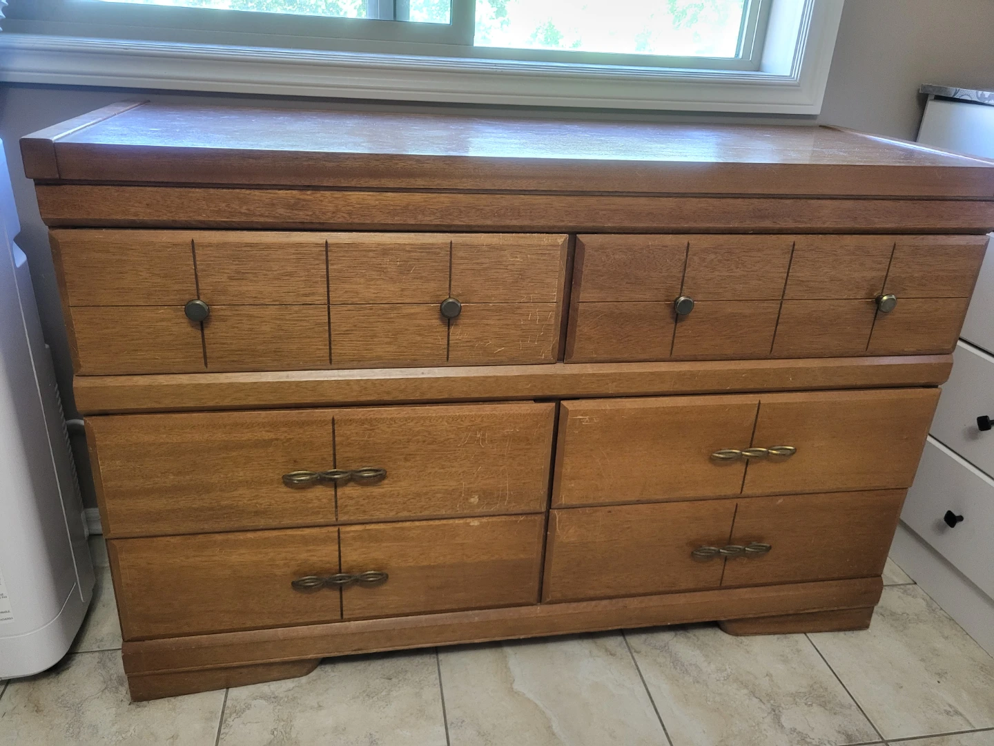 Mid century Wooden Dresser with 6 Drawers - photo 2
