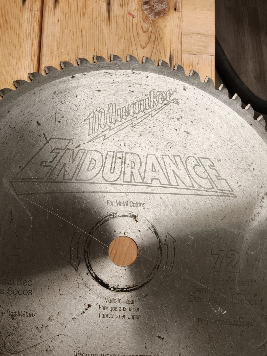 Milwaukee endurance 14" blade 72 carbide teeth denture - photo 3