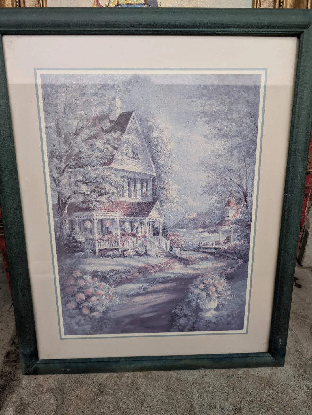 3 beautiful oil paintings and 3 pictures - photo 4