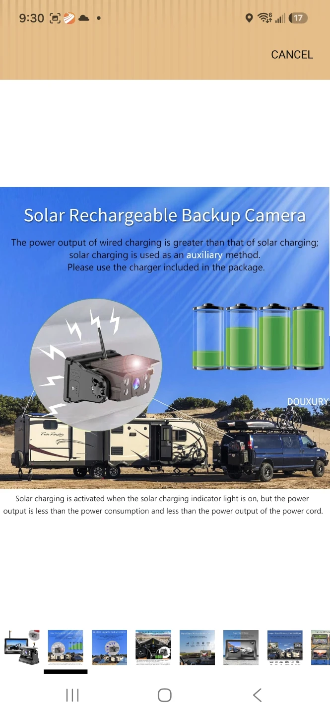Wireless Magnetic Backup Camera System - photo 2