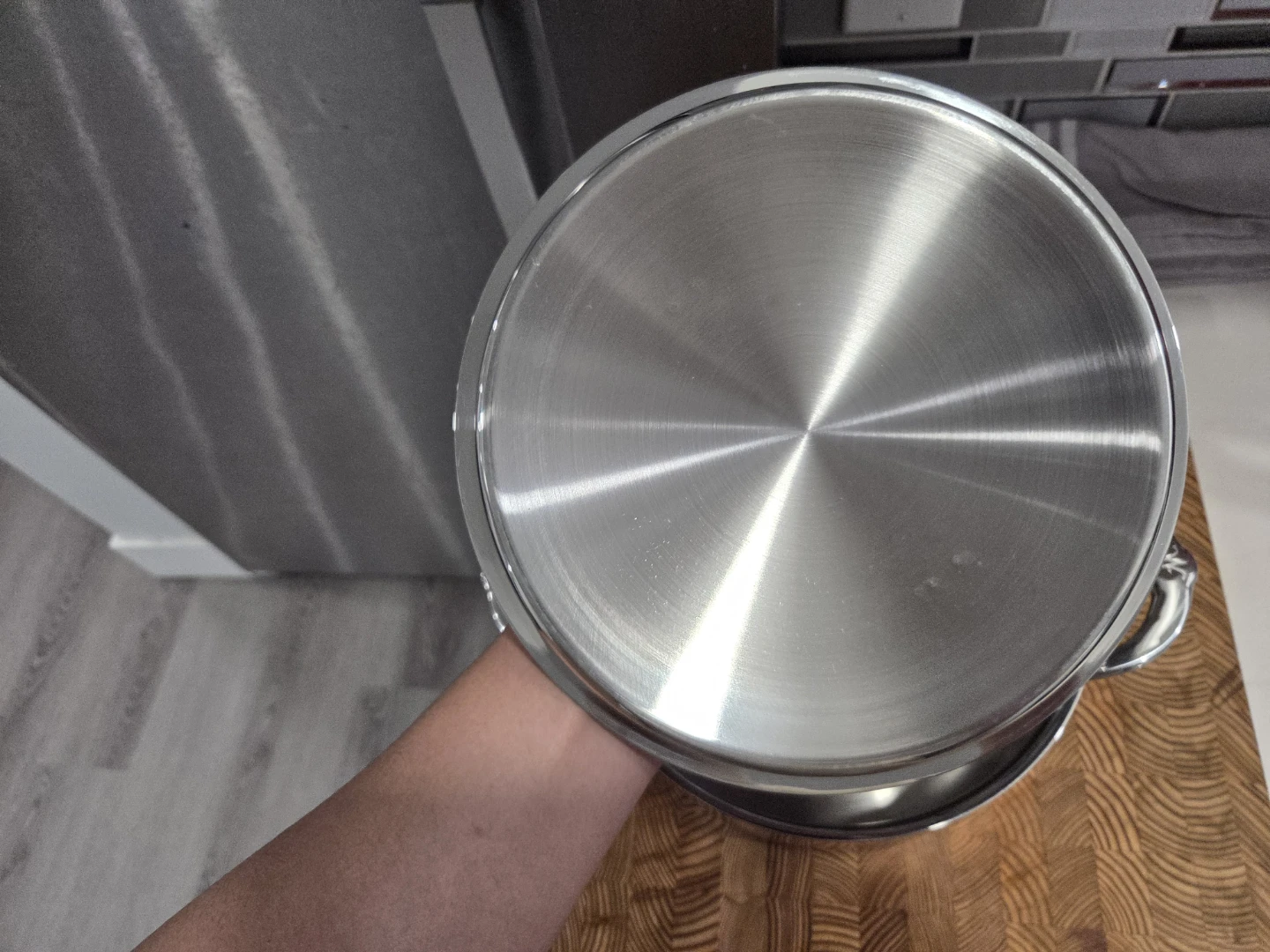 Hestan Copperbond Induction Stock Pot with Lid 3qt - photo 3