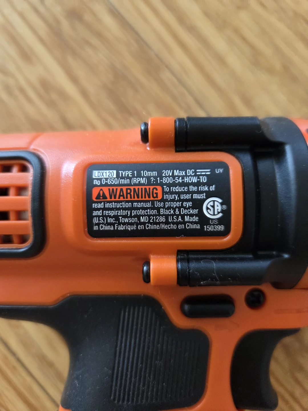 Black + Decker LDX120 Cordless Drill New - photo 2