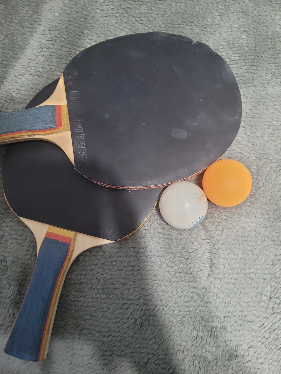 Hugger Professional Table Tennis Paddles and Balls - photo 4