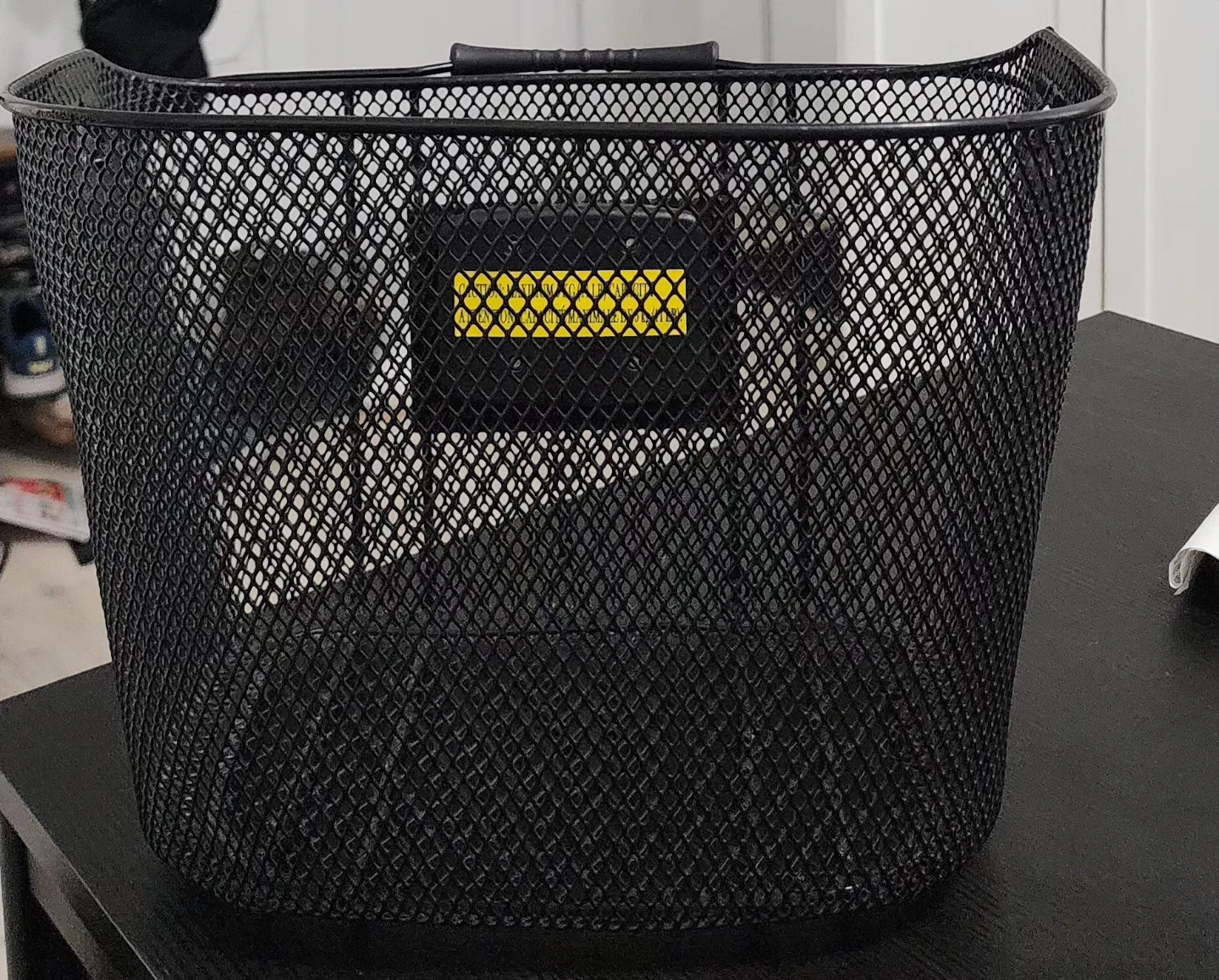 Black Bicycle Basket - photo 2