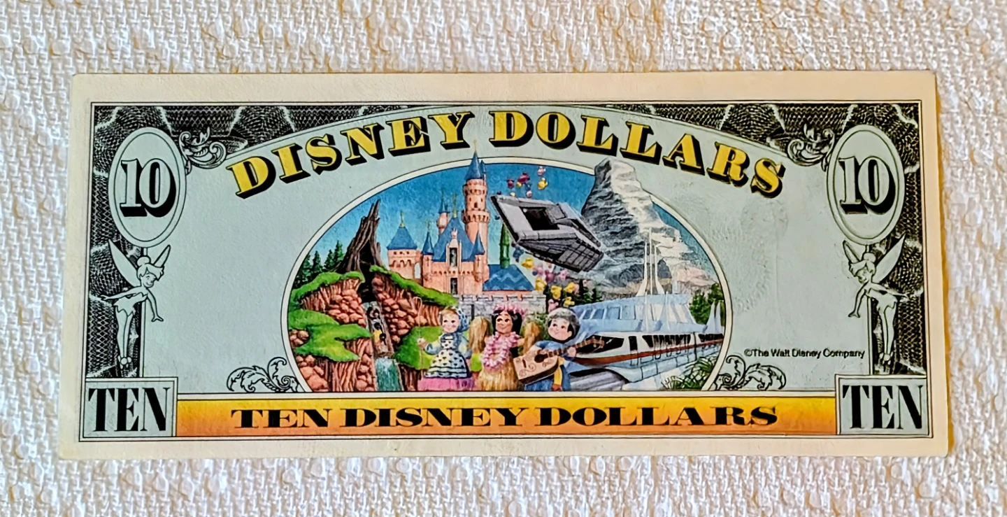 Vintage $10 Disney Dollars Series 1991 - photo 2