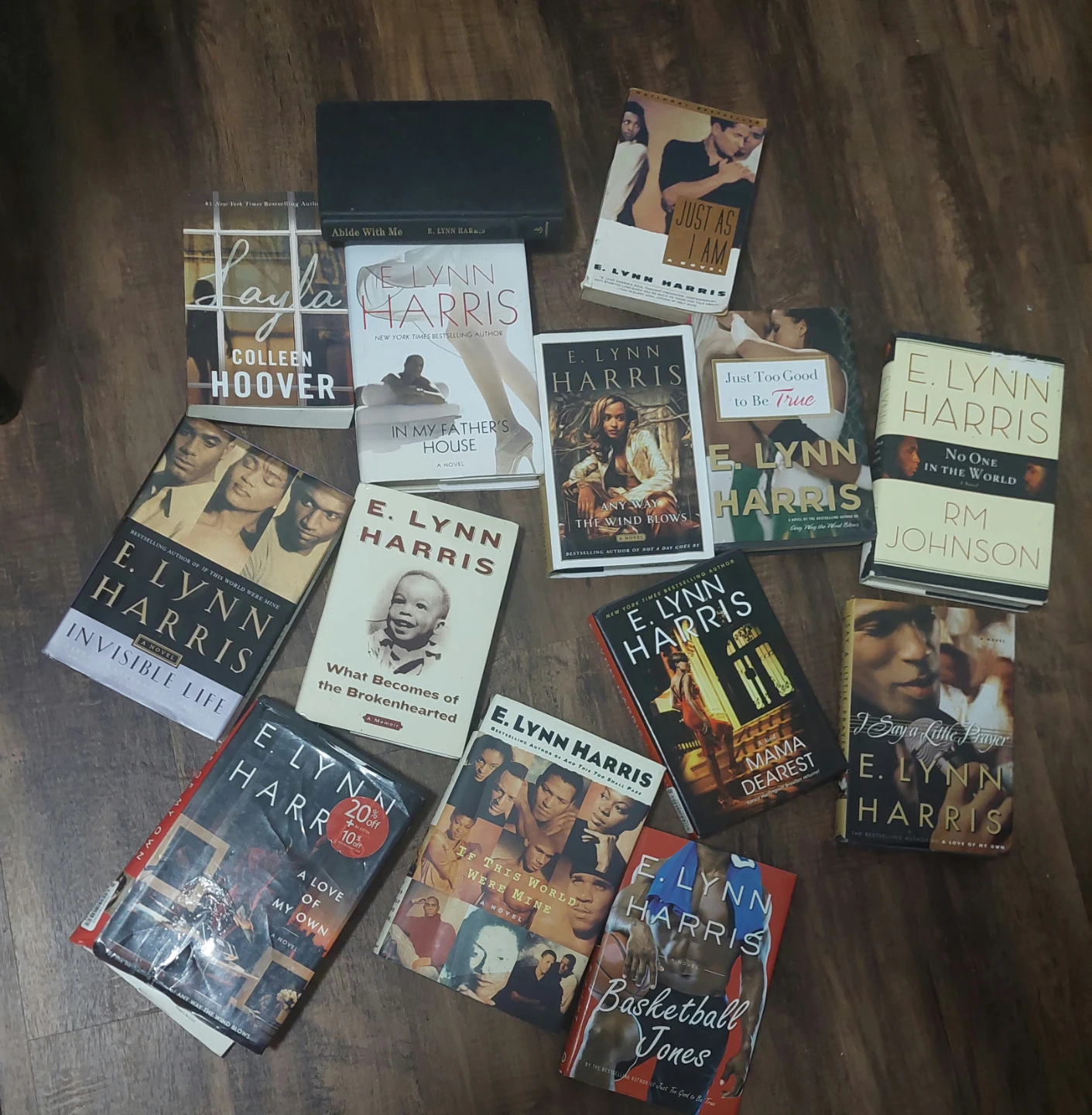 Collection of E. Lynn Harris Novels and Colleen Hoover's Layla