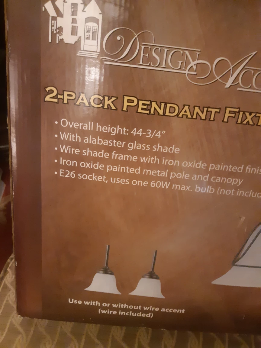 Design Accents 2-Pack Pendant Fixture Set - photo 2