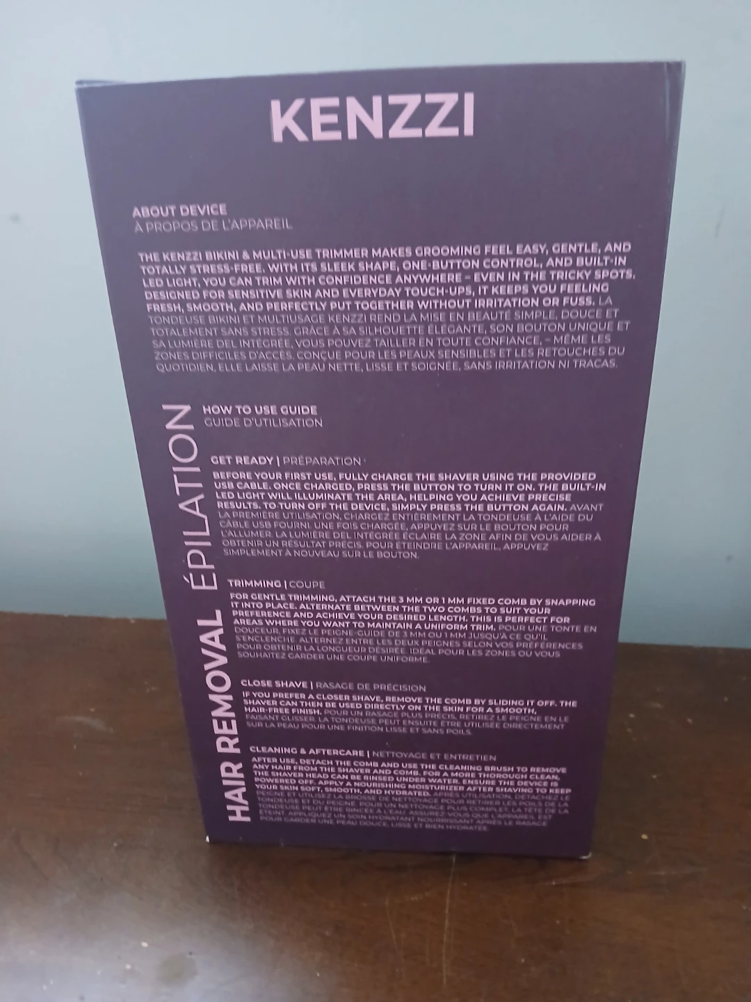 Kenzzi Bikini Trimmer - Sensitive Multi-use Hair Removal - photo 2