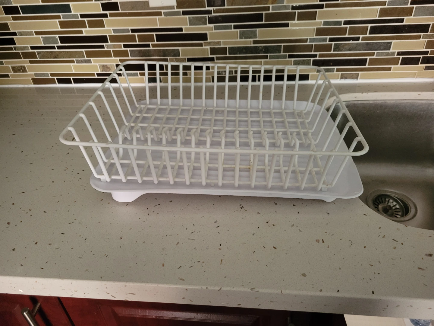 White Dish Drying Rack
