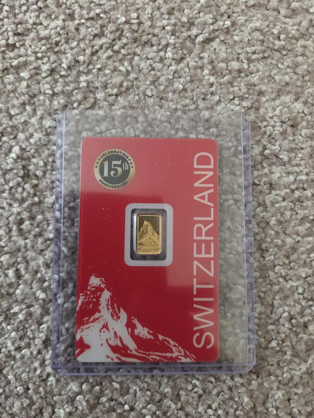 1g Fine Gold Bar PAMP Suisse