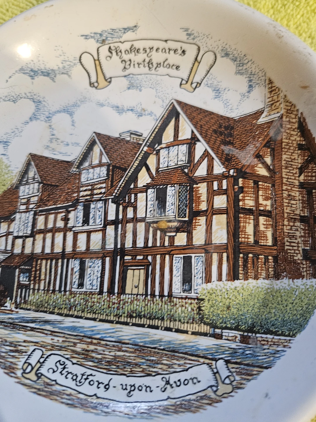 Decorative Plate - Shakespeare's Birthplace, Stratford-upon-Avon - photo 3