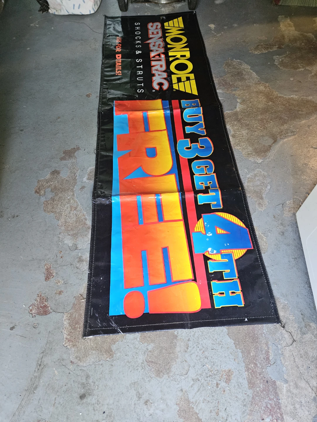 Monroe Sensatrack Shocks & Struts "Buy 3 Get 4th FREE!" Banner - photo 3