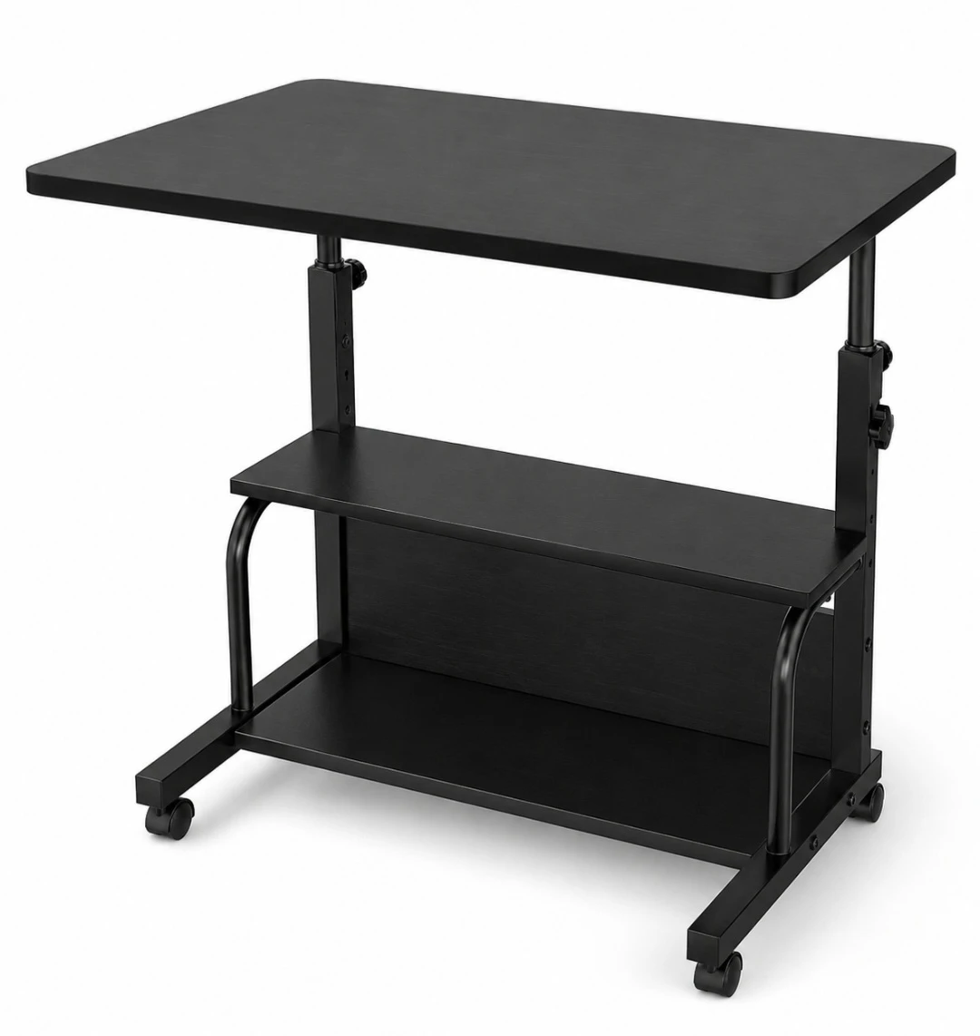 Adjustable Height Rolling Laptop Desk