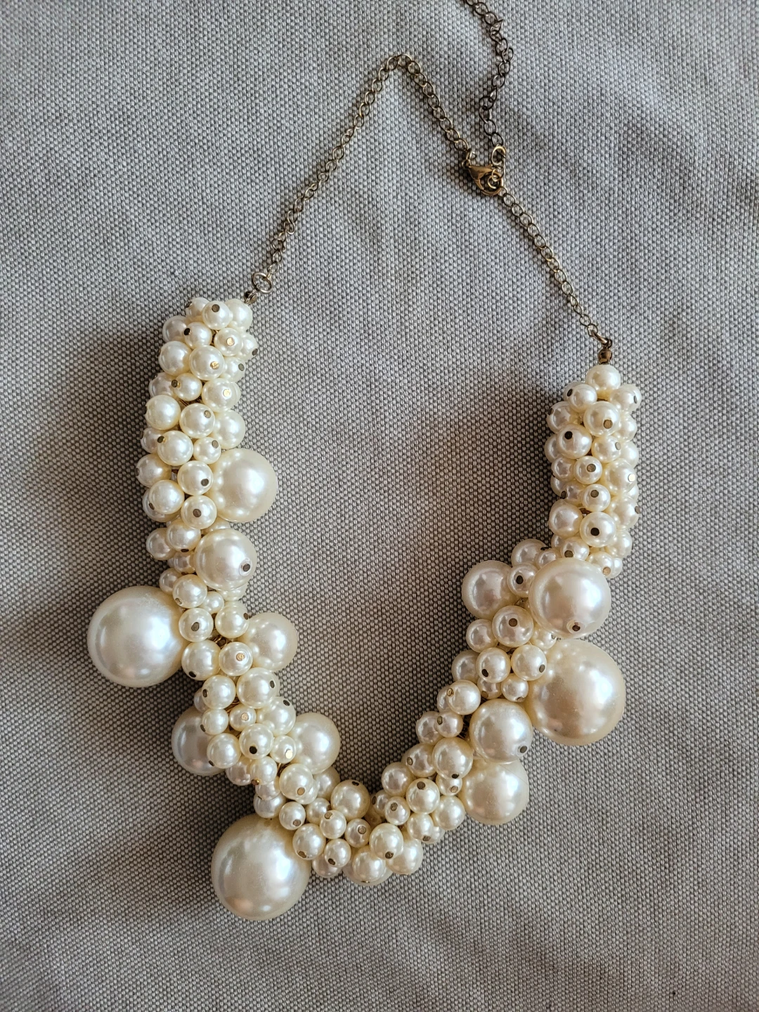 Chunky Pearl Statement Necklace
