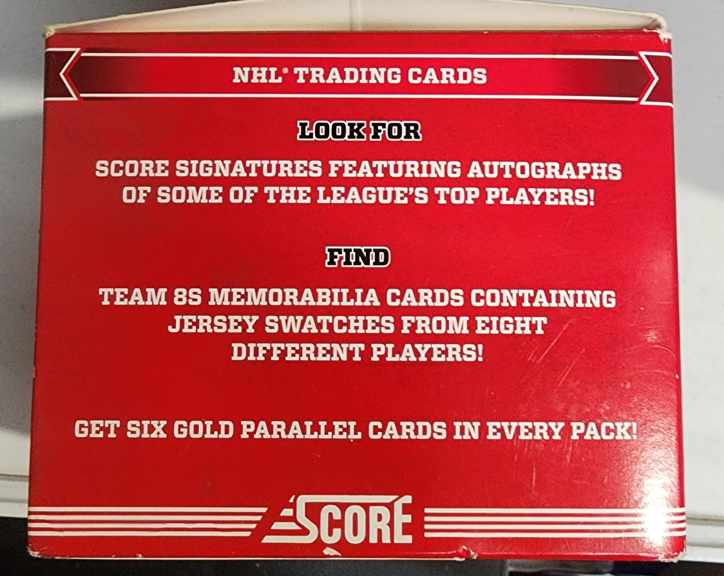Score NHL Trading Cards Value Pack - photo 2
