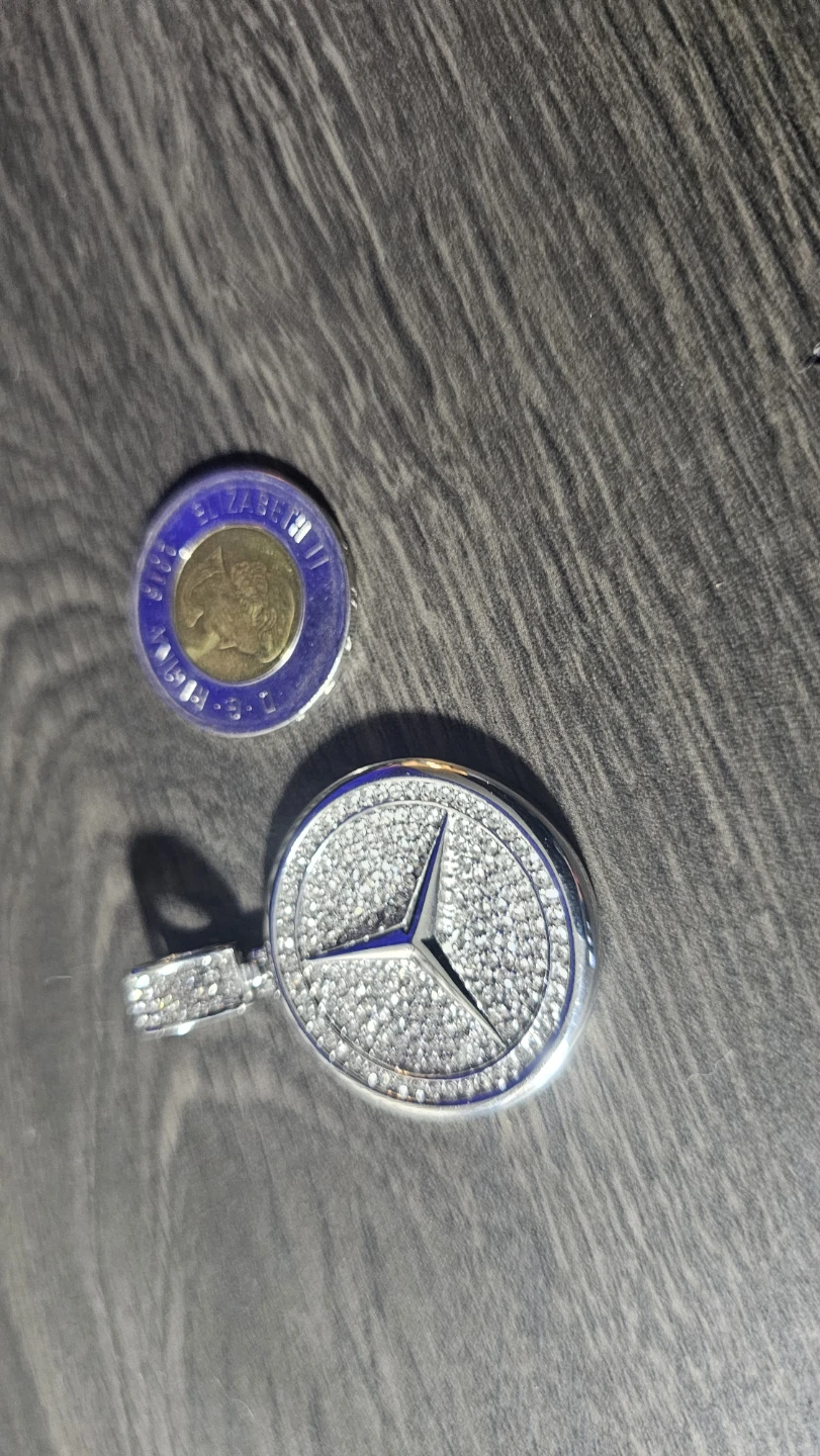Mercedes-Benz Star Pendant with Diamonds - photo 3