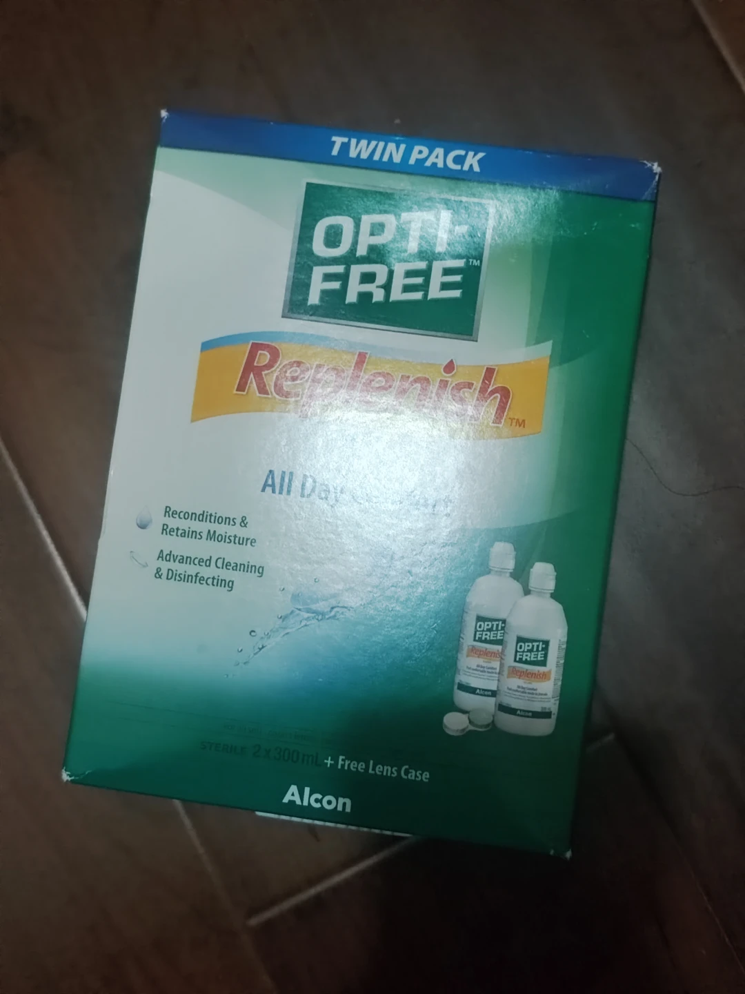 Opti-Free Replenish Multipurpose Contact Lens Solution Twin Pack
