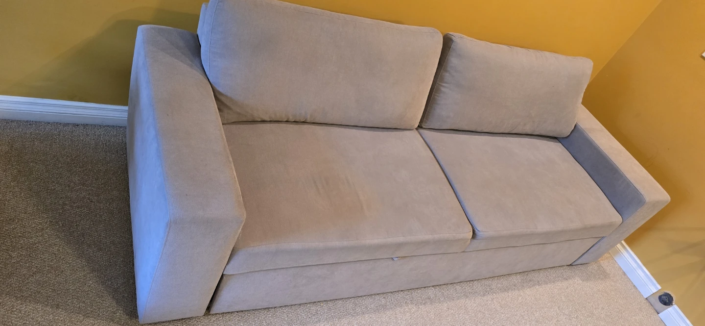 Grey 4 seater Sofa Bed - photo 3