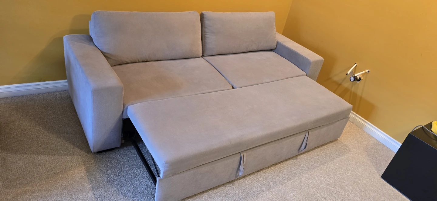 Grey 4 seater Sofa Bed - photo 4