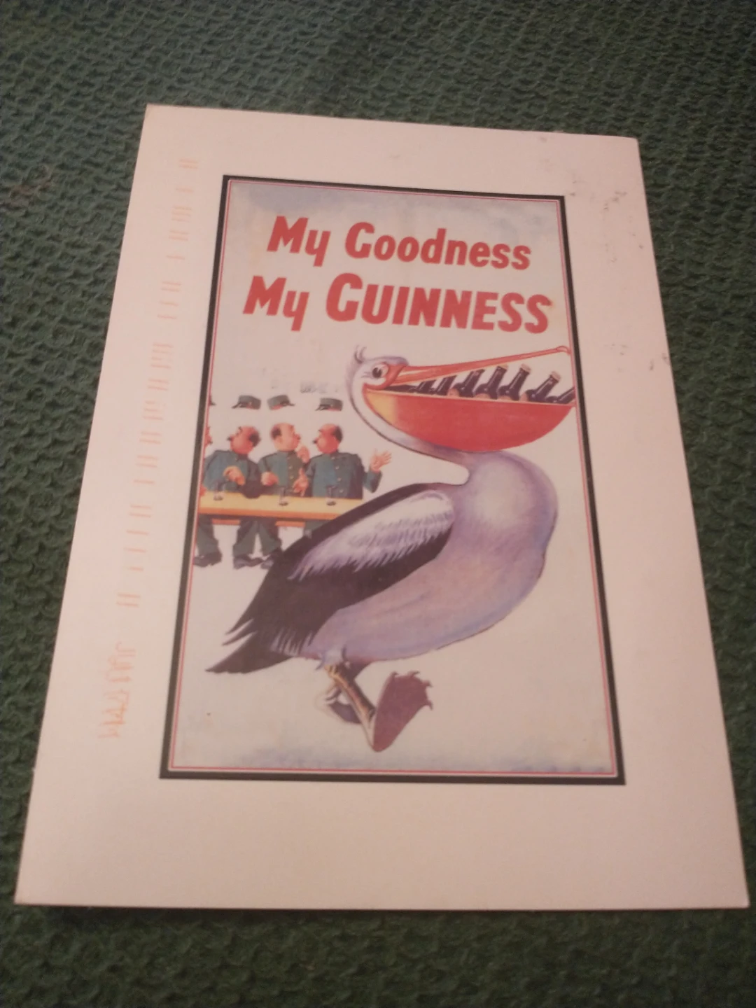 1996 Mailed Guinness Throwback Postcard My Goodness My Guinness - photo 2