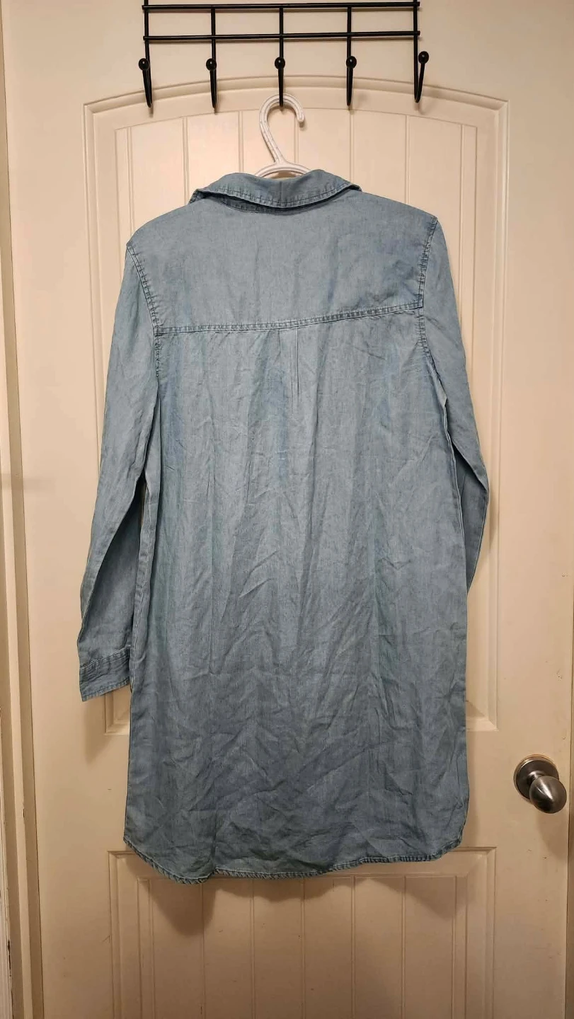 Como Vintage Denim Shirt Dress - Size S/CH - photo 3