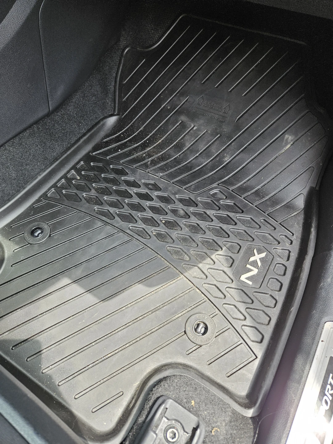 Lexus NX All-Weather Floor Mats. Laser cut.