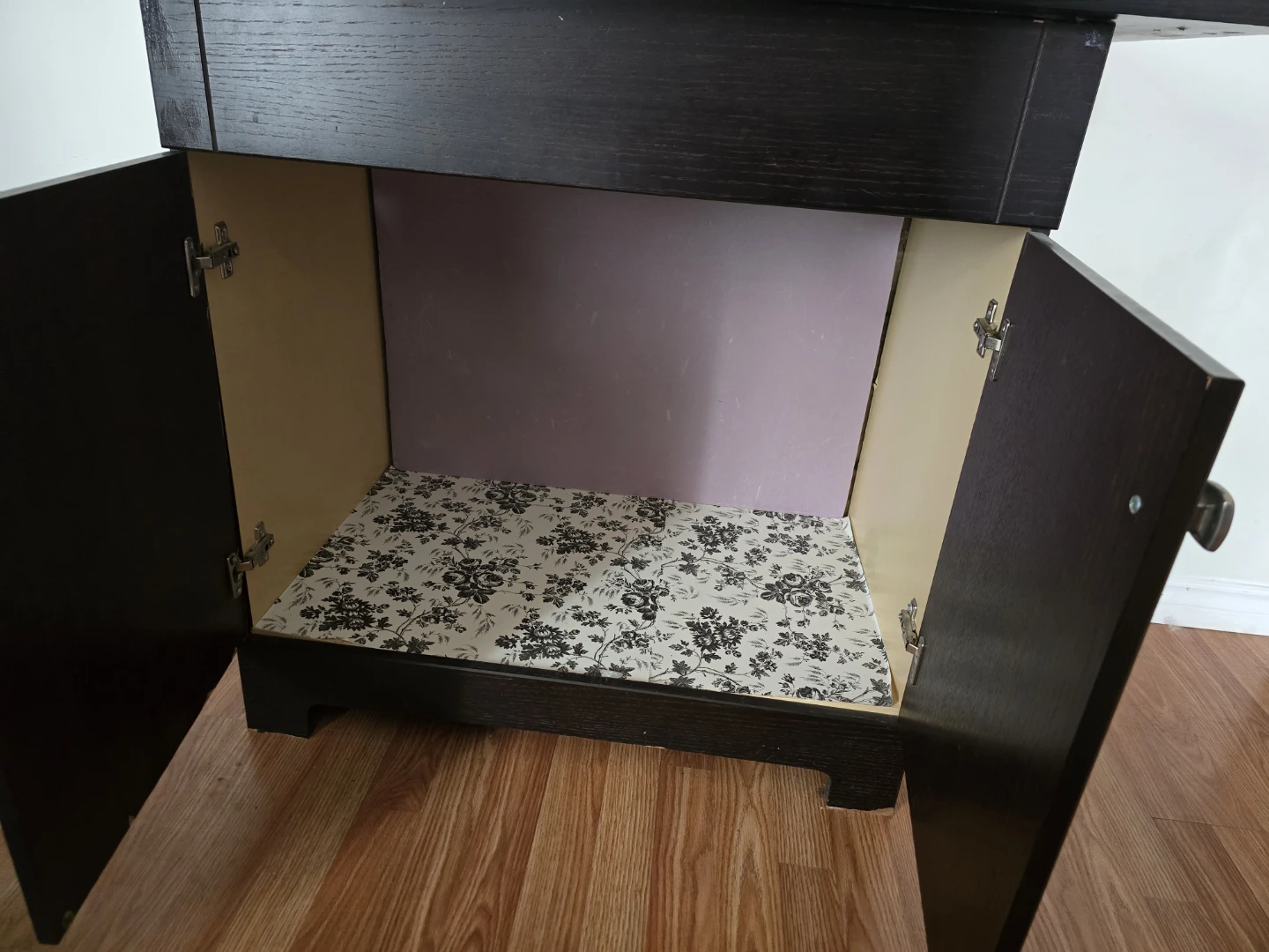 Dark Brown Two-Door Cabinet - photo 2