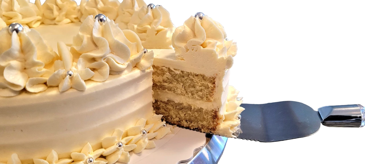 Vanilla Cake with Vanilla Buttercream