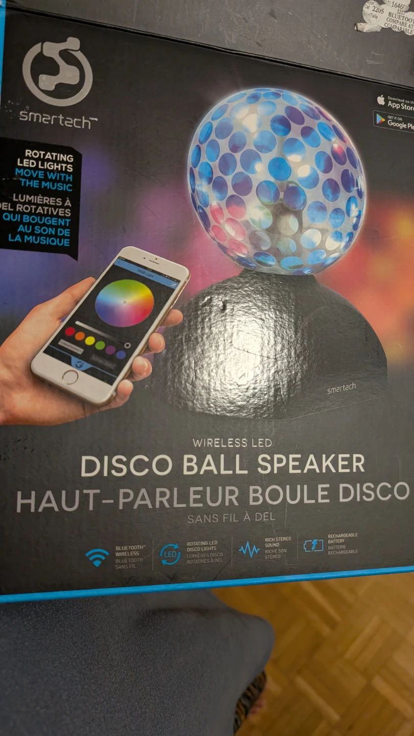 Wireless LED Disco Ball Speaker