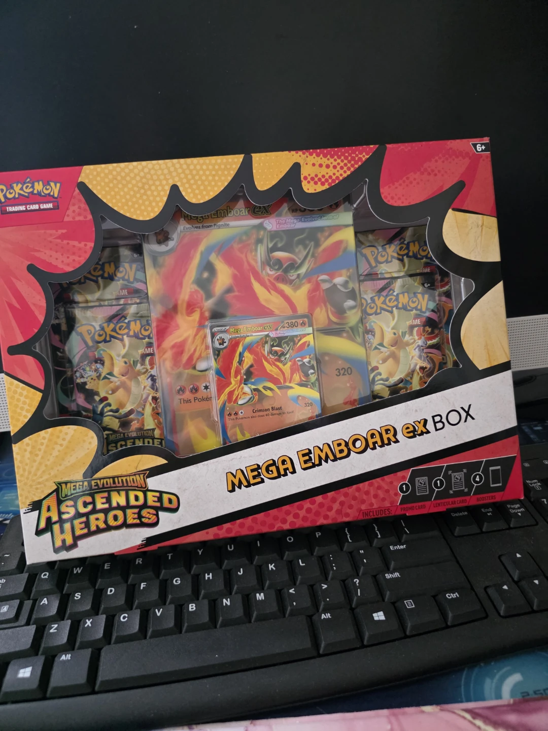 Pokémon TCG Mega Emboar EX Box - Ascended Heroes