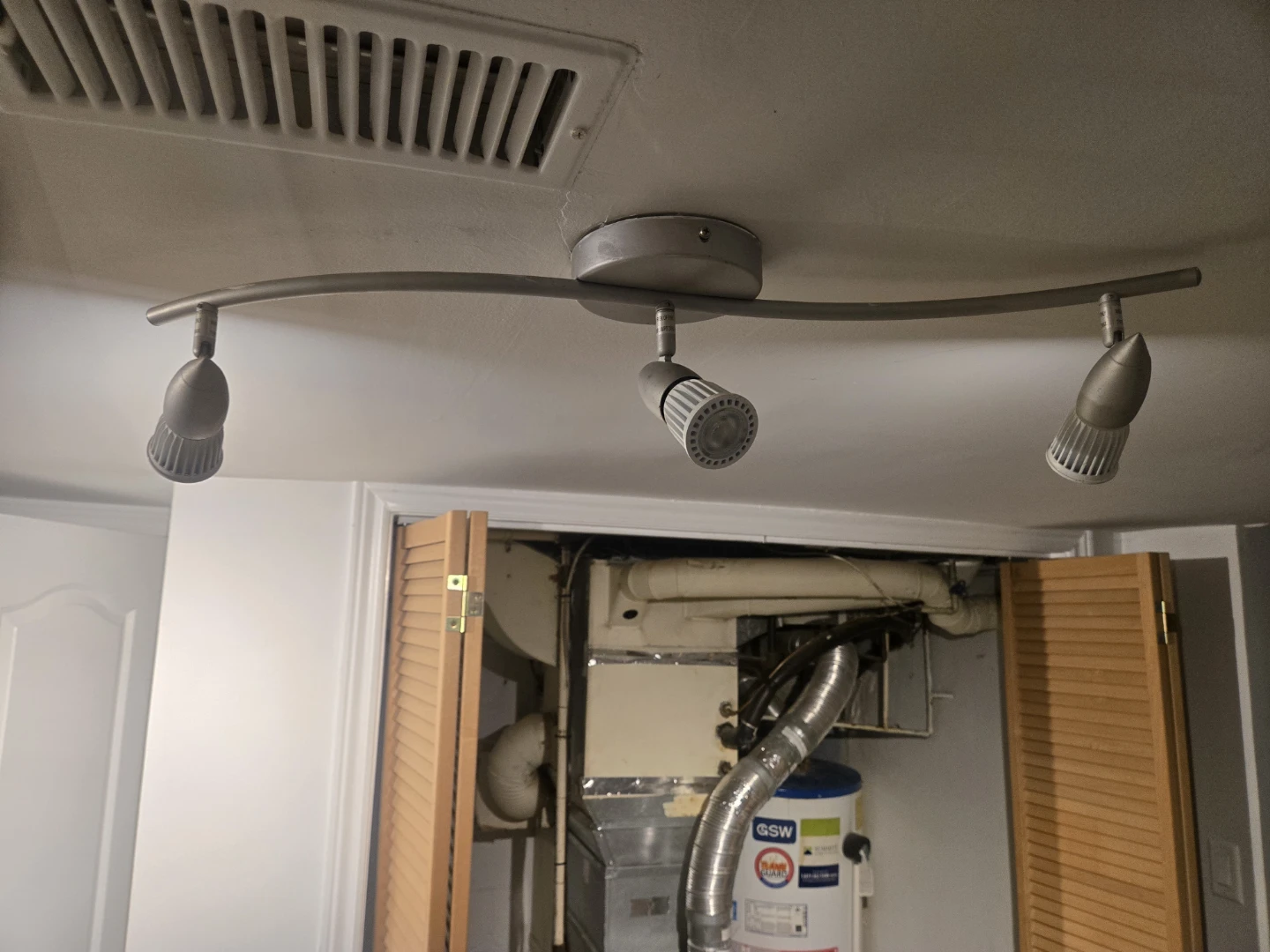 Adjustable 3-Light Track Lighting Fixture - photo 2