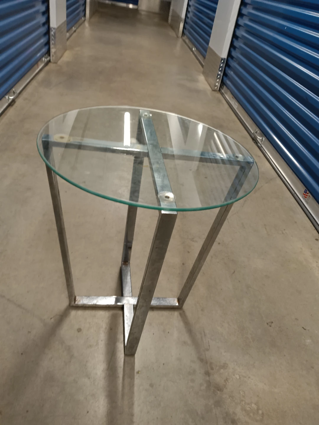 Small Glass Top coffee Table
