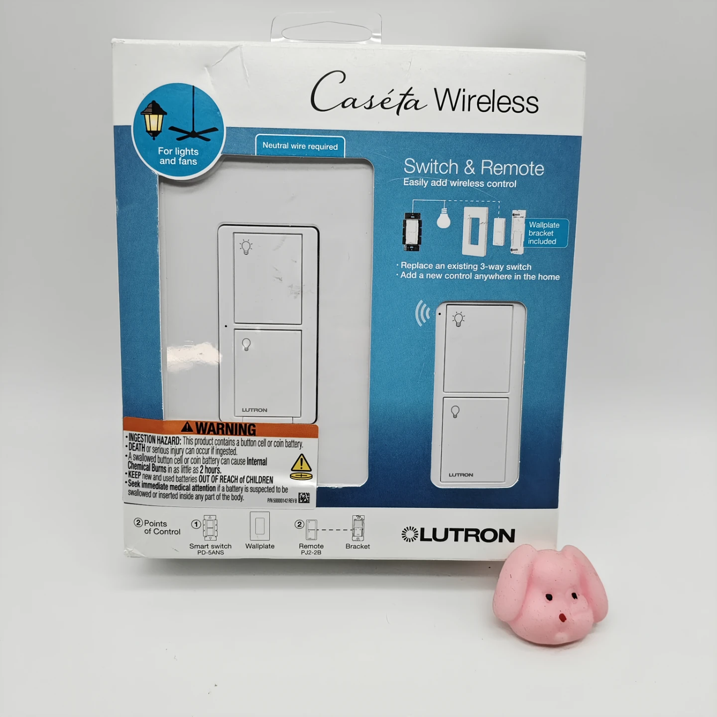 Lutron Caseta Wireless Switch & Remote Kit
