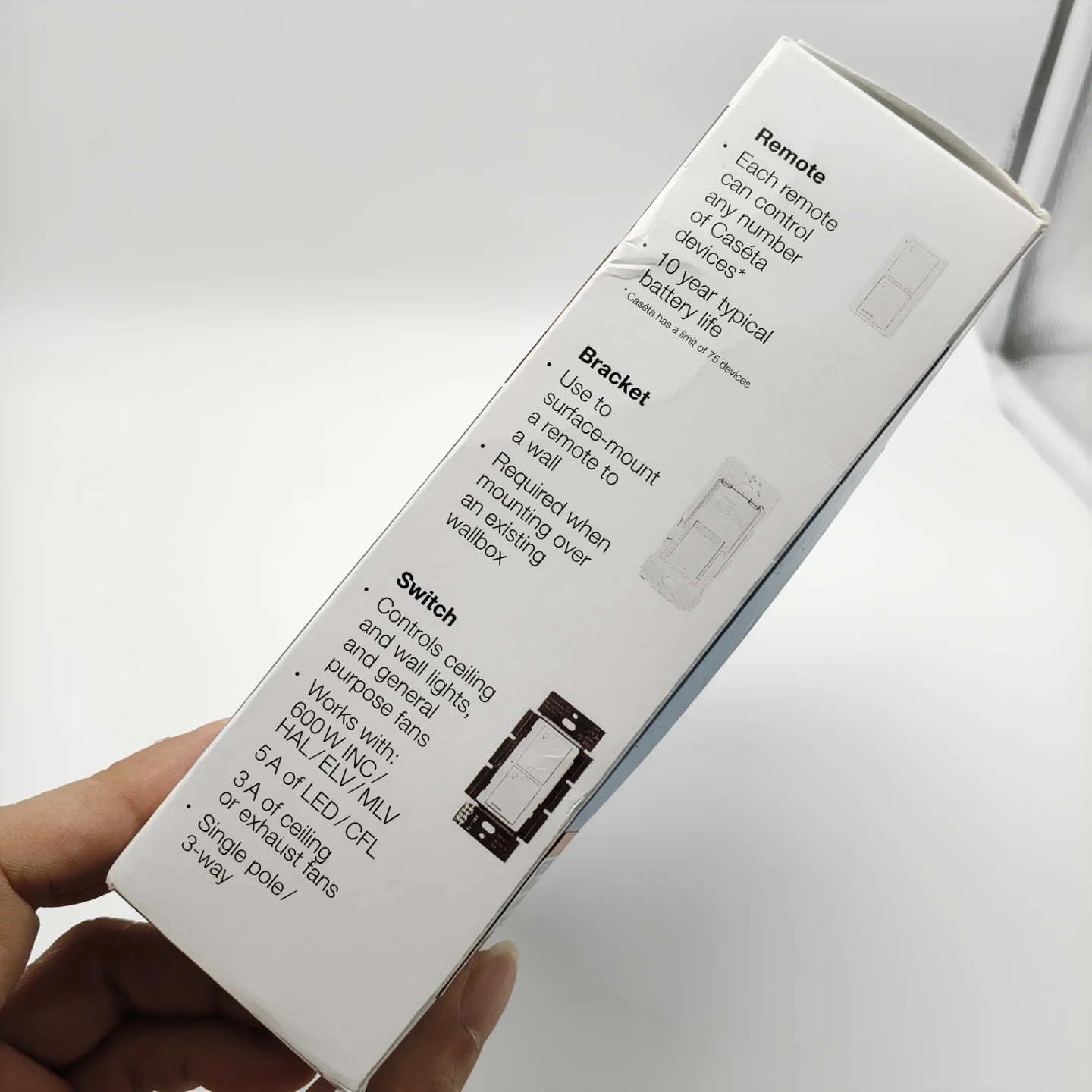 Lutron Caseta Wireless Switch & Remote Kit - photo 2