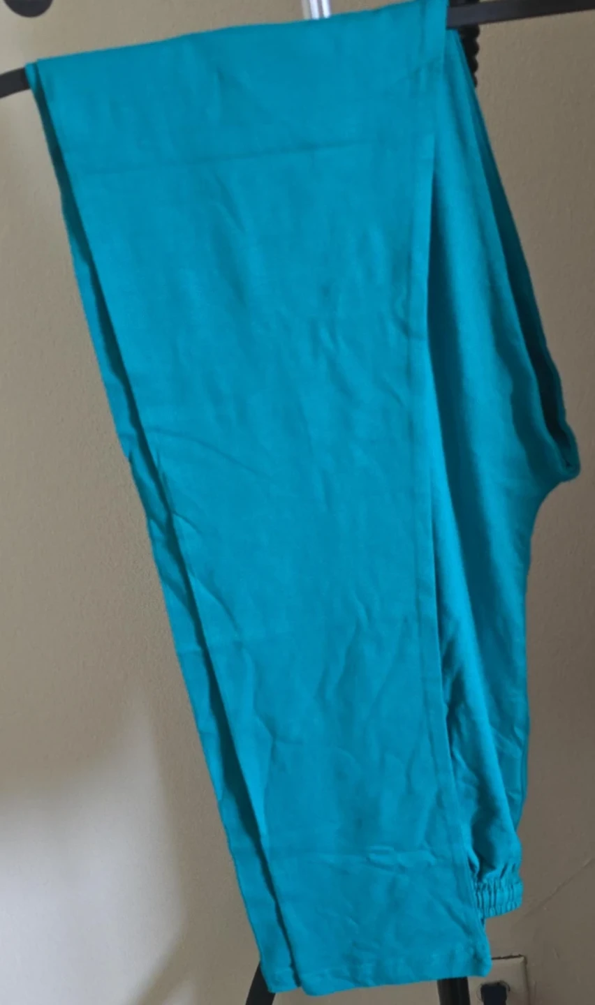 New cotton Teal Blue Leggings