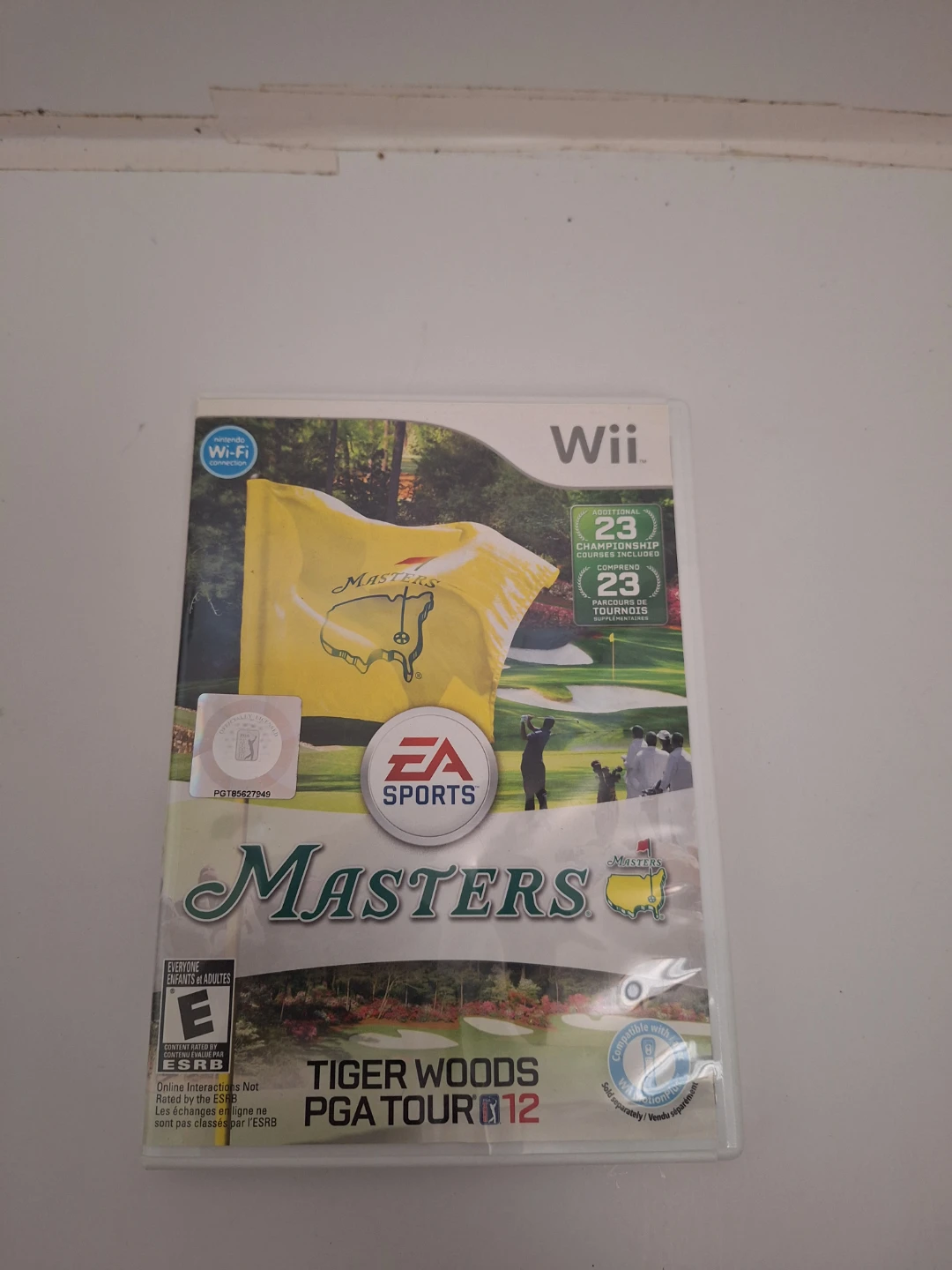 Wii Tiger Woods PGA Tour 12 Masters Edition Case Only