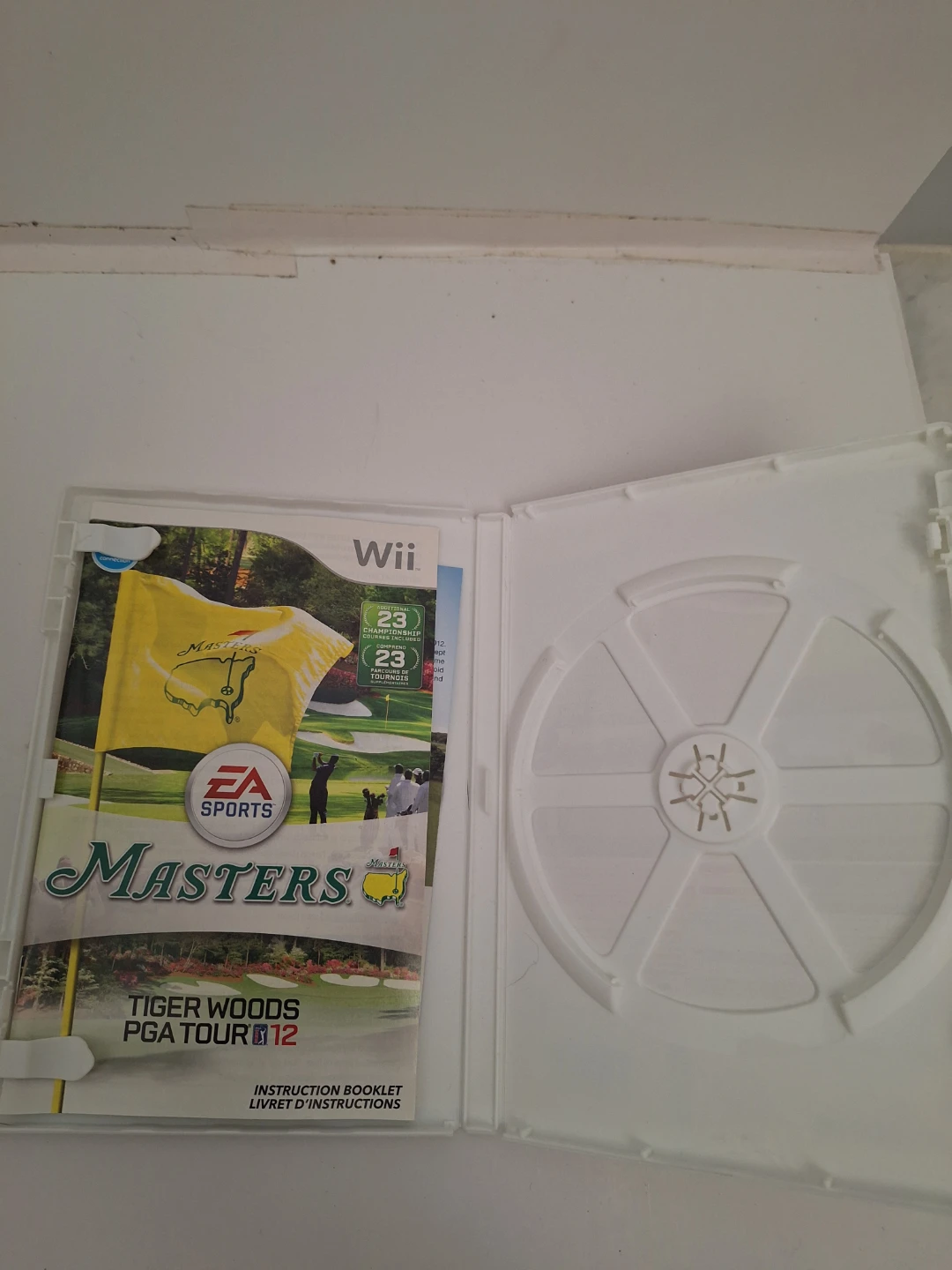 Wii Tiger Woods PGA Tour 12 Masters Edition Case Only - photo 3