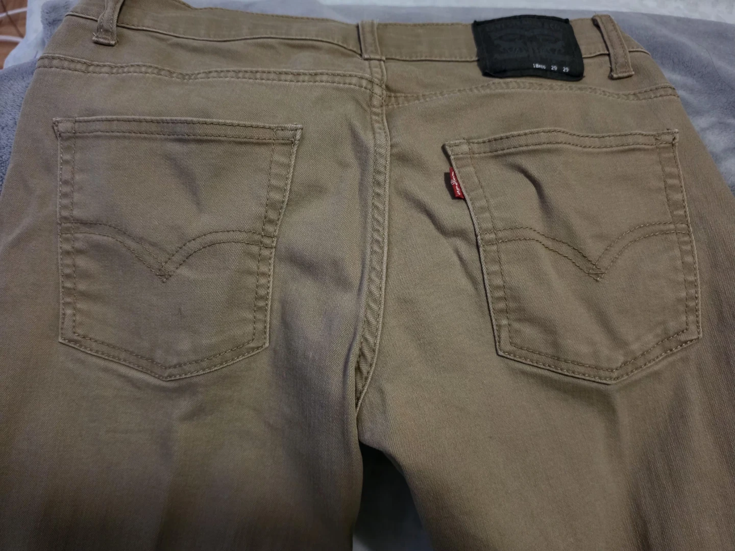 MOVING SALE - Levi's 511 Performance Slim Jeans - Tan - 29x29 - photo 3