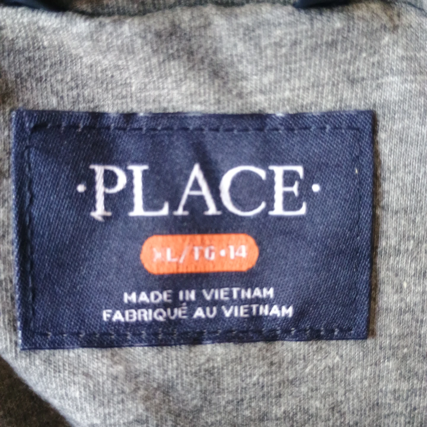 The Place Navy Blue Water and Wind Resistant Jacket XL/TG 14 - photo 5