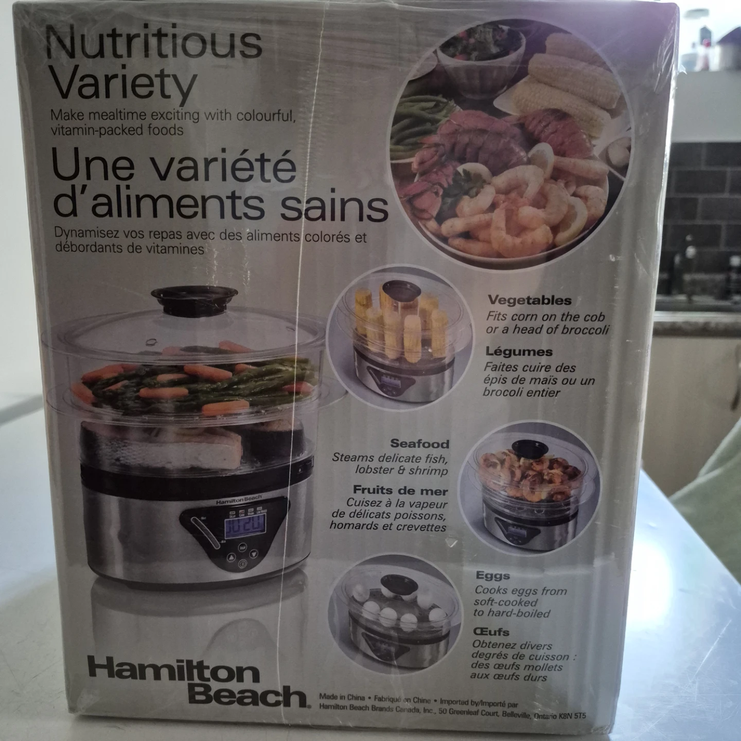 Hamilton Beach 2 tier 5.5 Quart Digital Steamer - photo 3