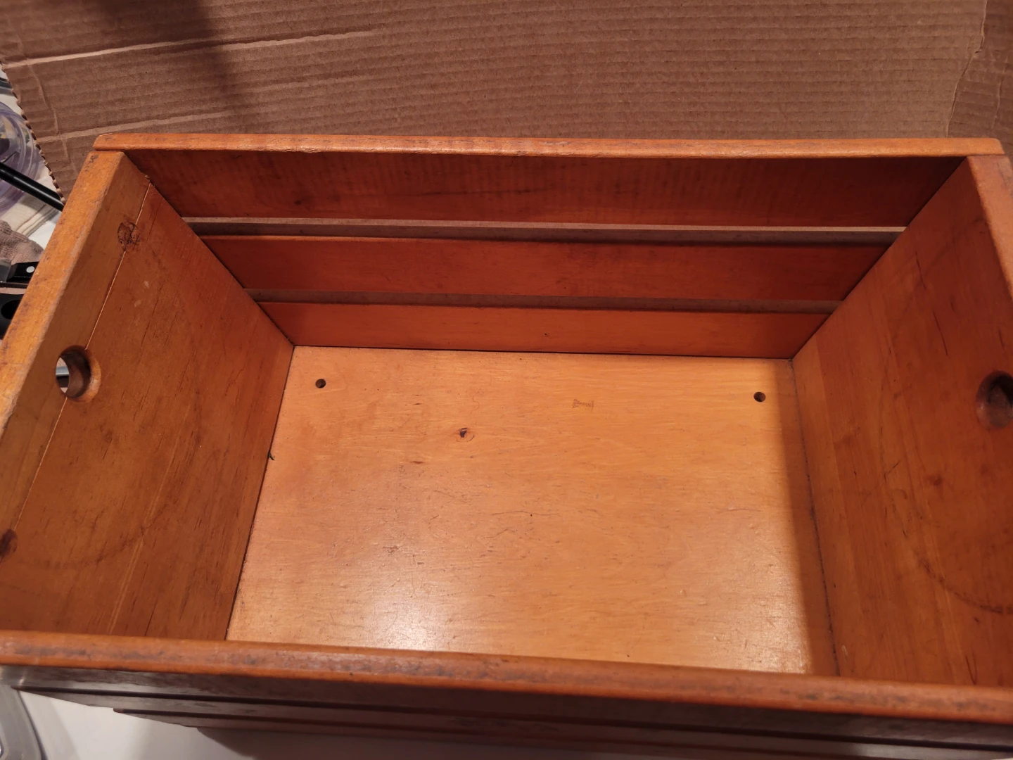Vintage Wooden "Community" Crate - photo 4