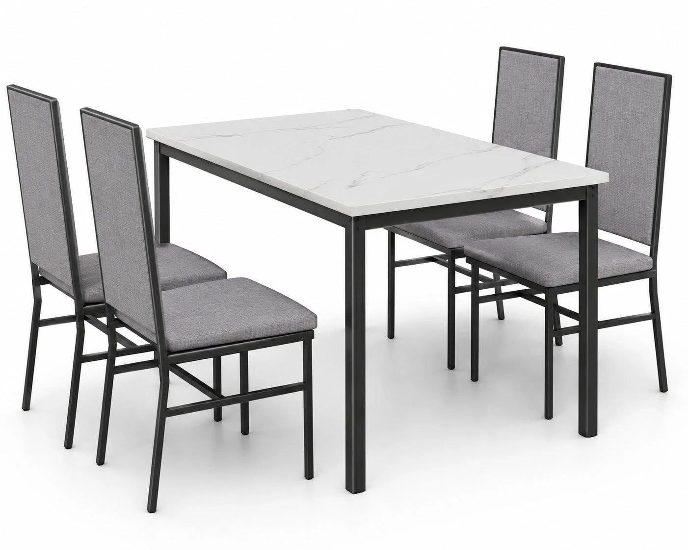 5 Pieces swt of Dining Table <> Set with 4 Chairs - photo 2