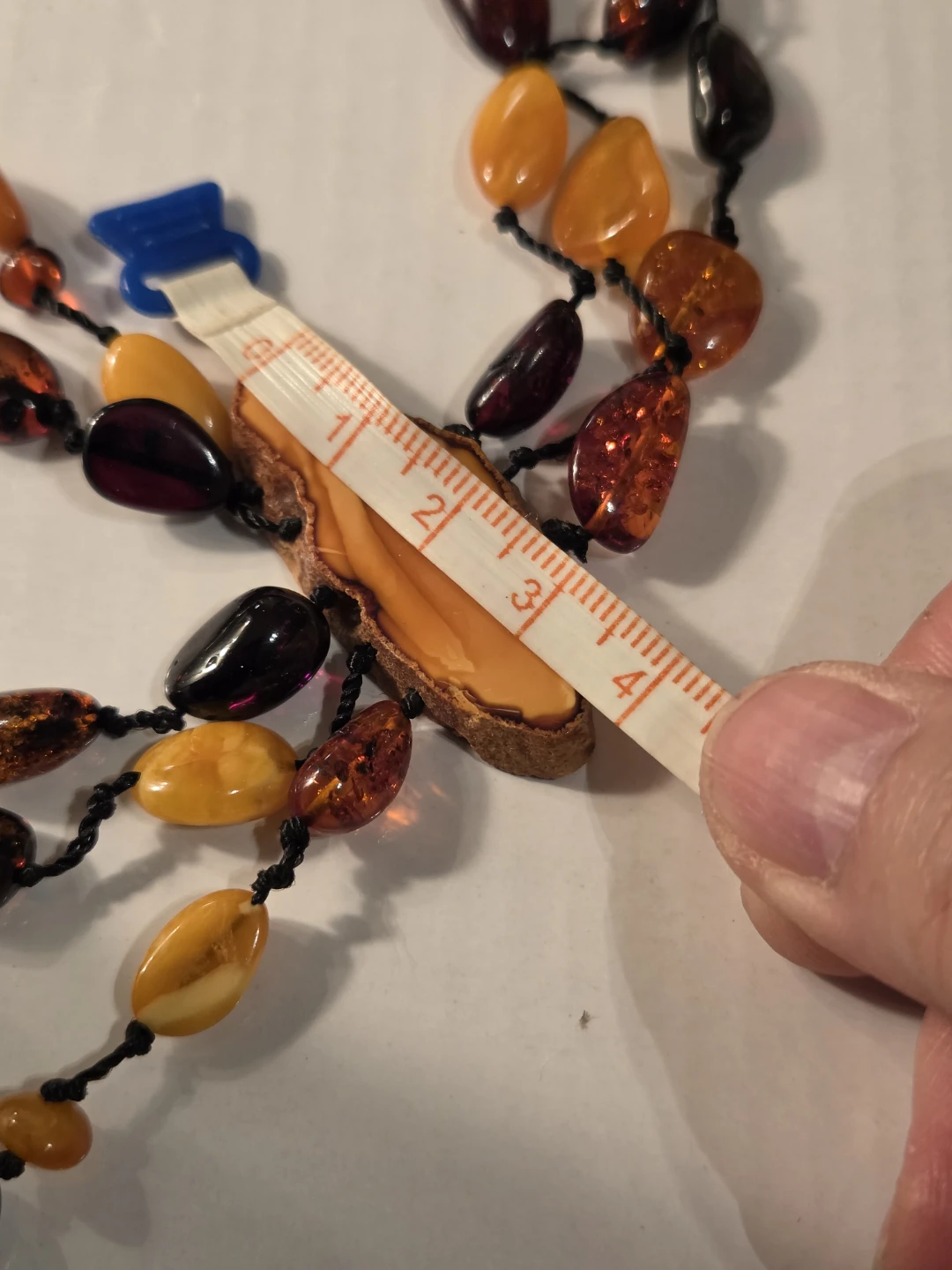 Multi-Strand Amber stones Beaded Necklace - photo 4