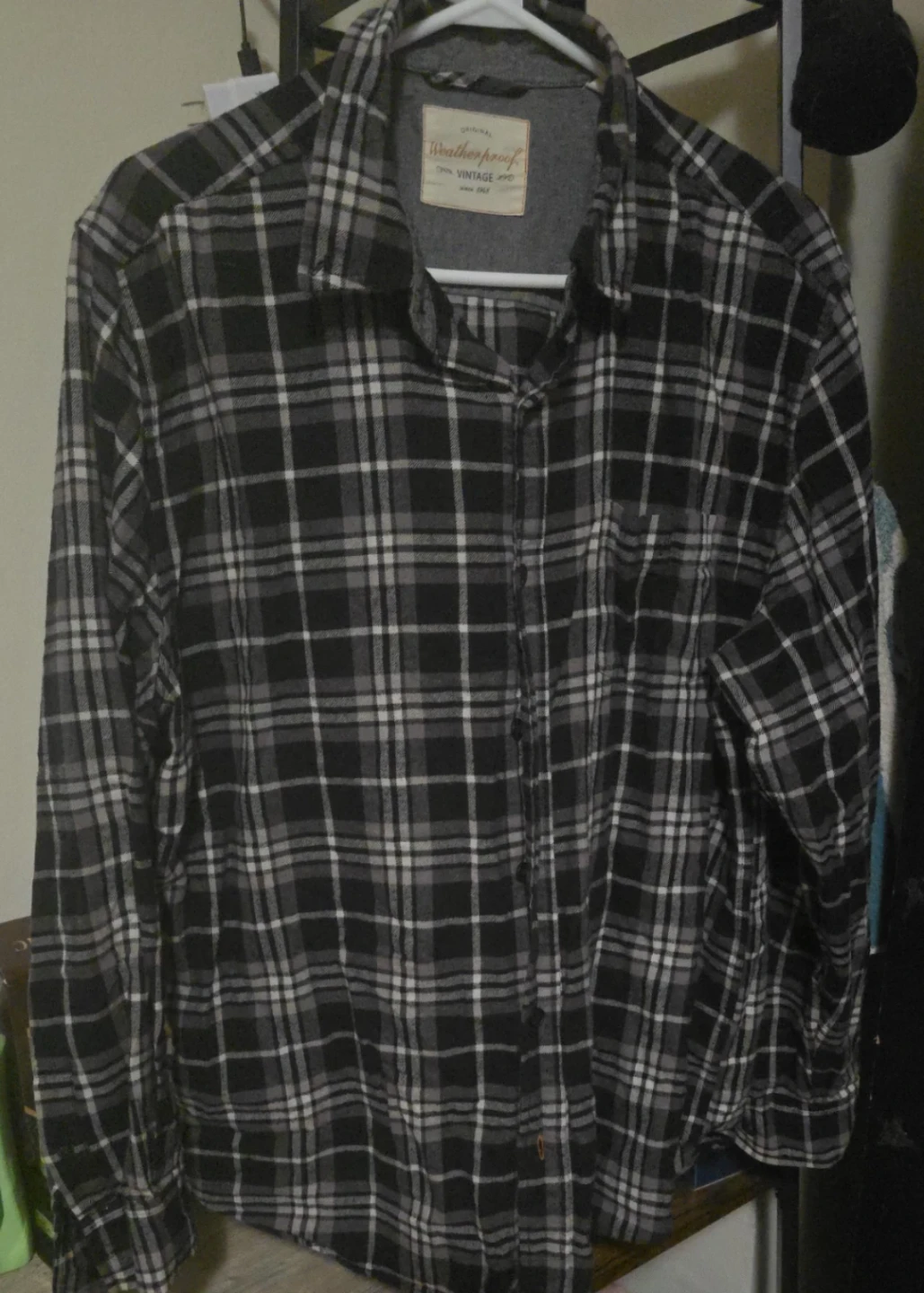 Weatherproof Vintage Plaid Flannel Shirt XL