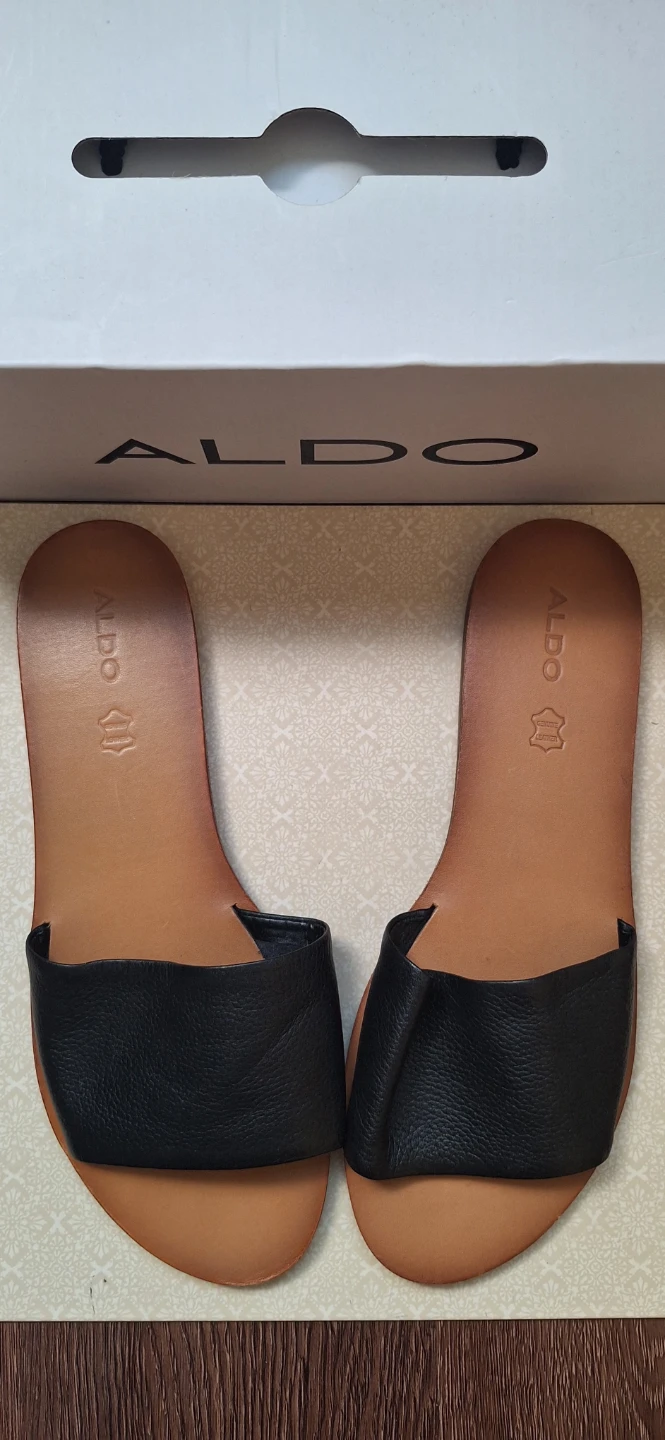 ALDO Black Slide Sandals - photo 2