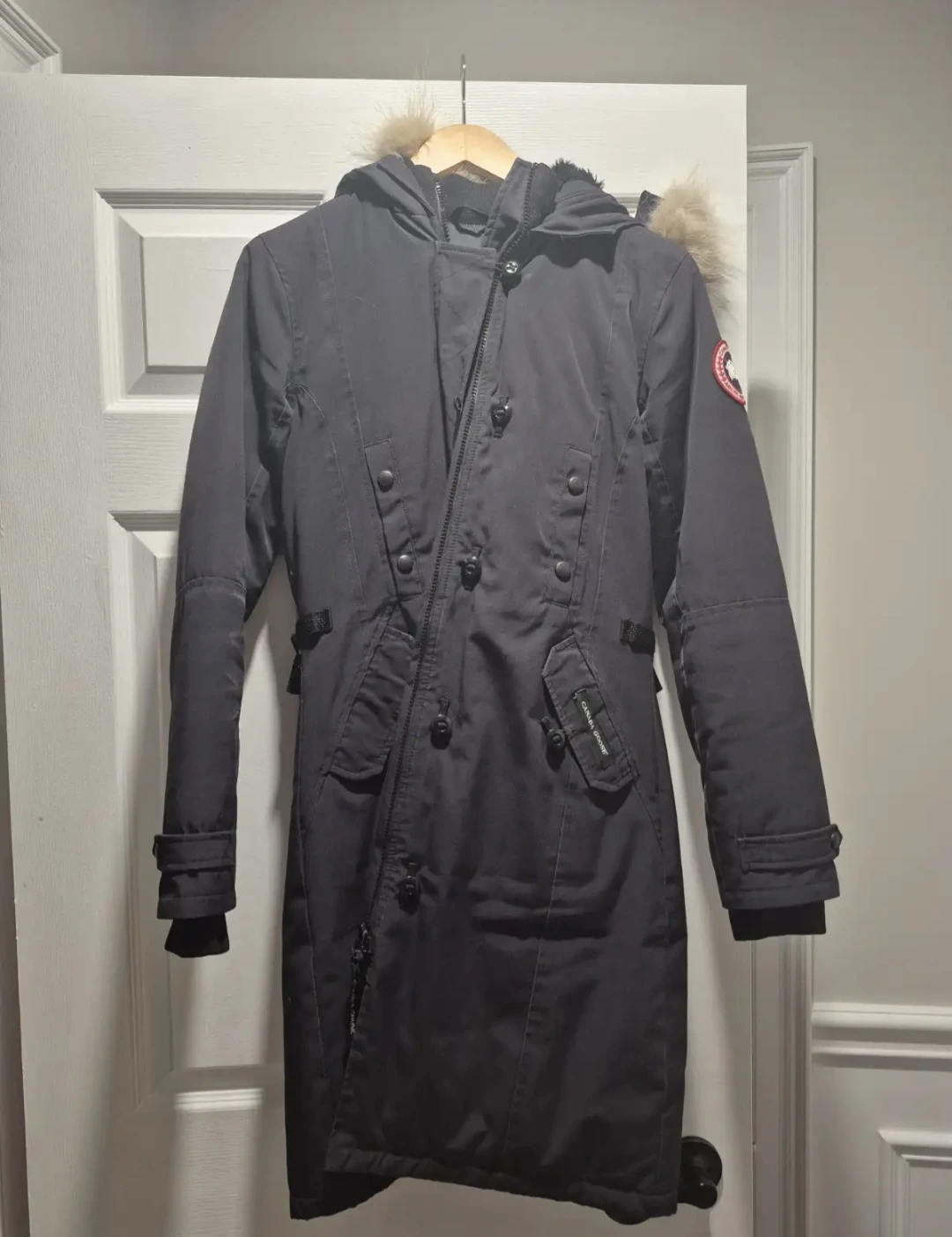 CANADA GOOSE  KENSINGTON PARKA NAVY BLUE SMALL